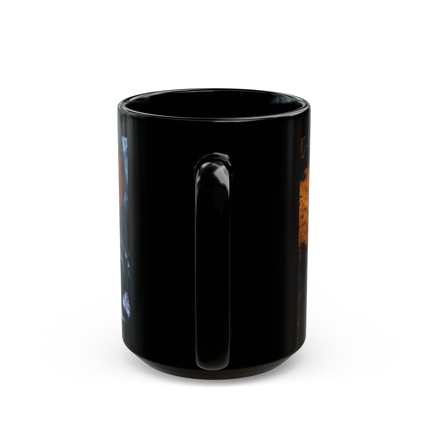 Storm Bison, Artistic Black Mug